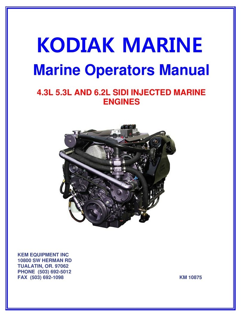 KEM KODIAK MARINE User manual