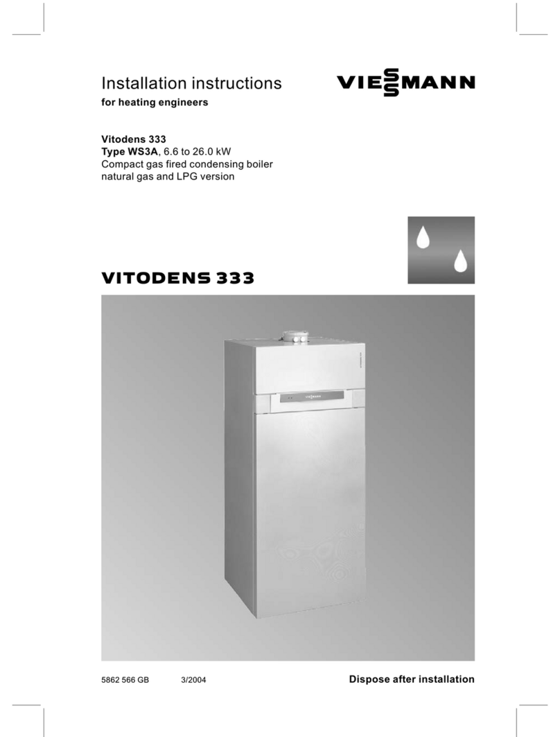 Viessmann VITODENS 333 WS3A User manual