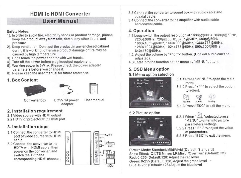 Cablematic VD52 User manual