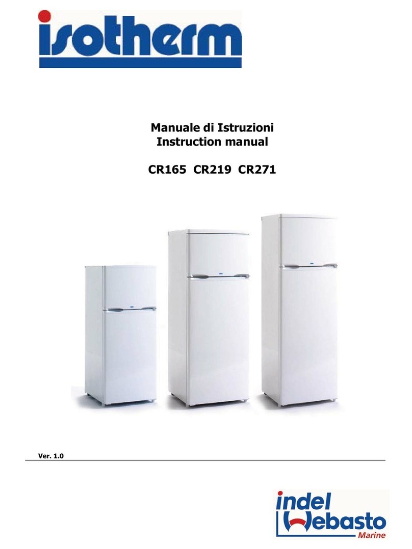 Isotherm CR165 instruction manual