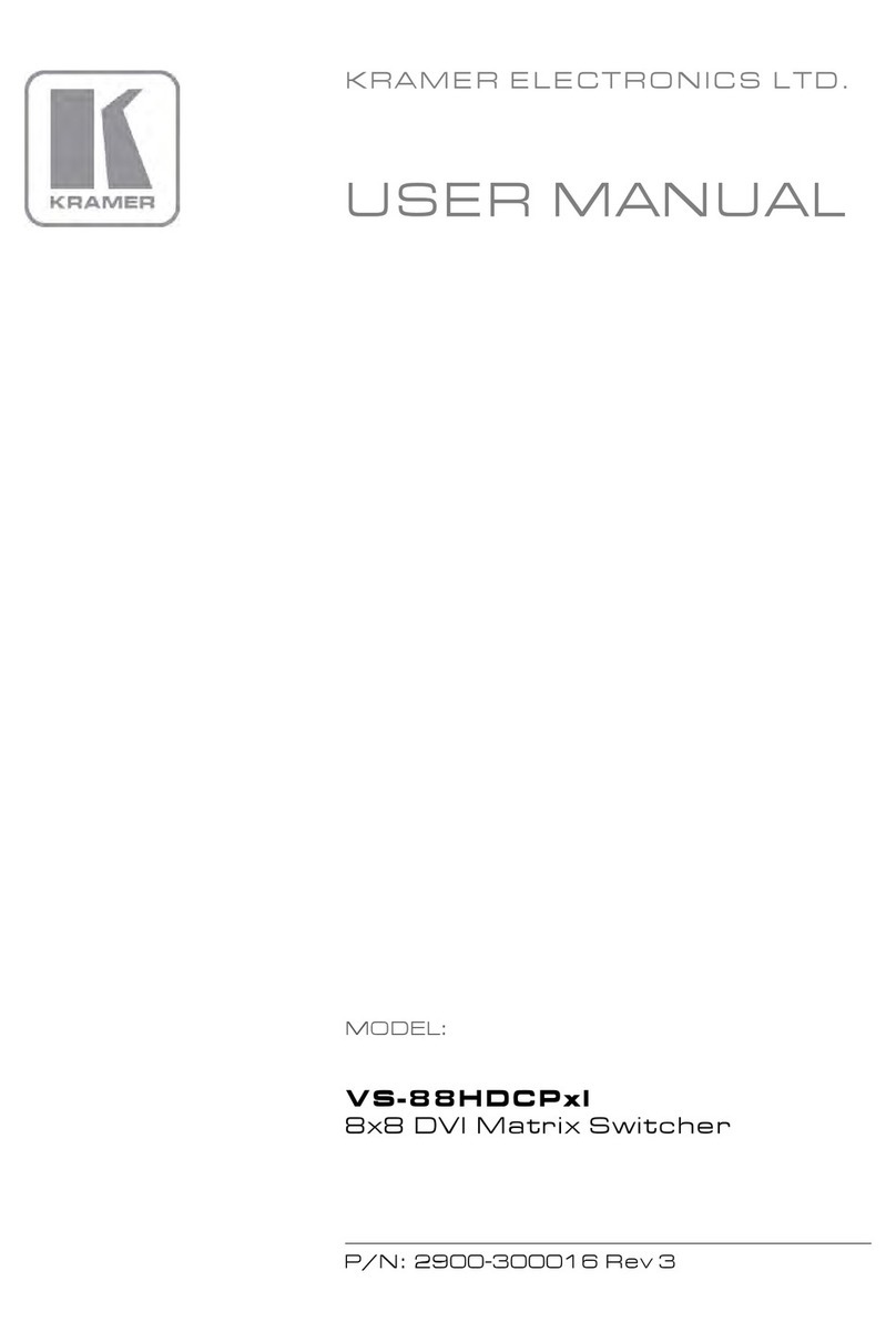 Kramer VS-88HDCPxl user manual
