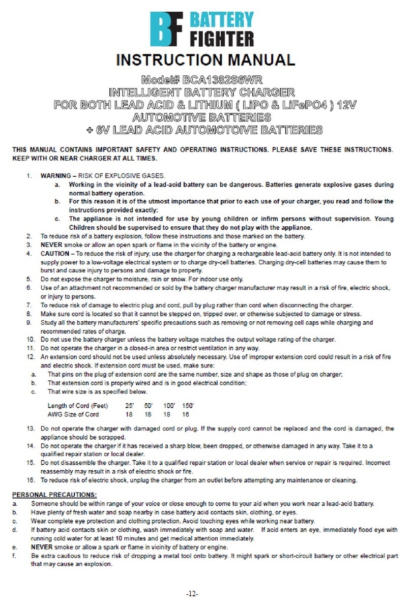Battery Fighter BCA1382S6WR instruction manual