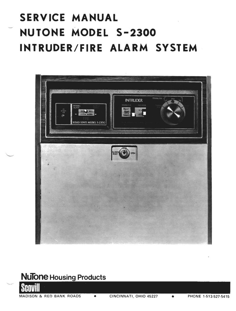 NuTone S-2300 Service manual