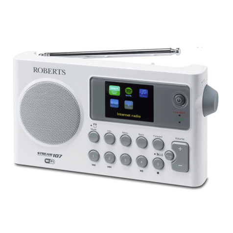 Roberts STREAM 107 user manual