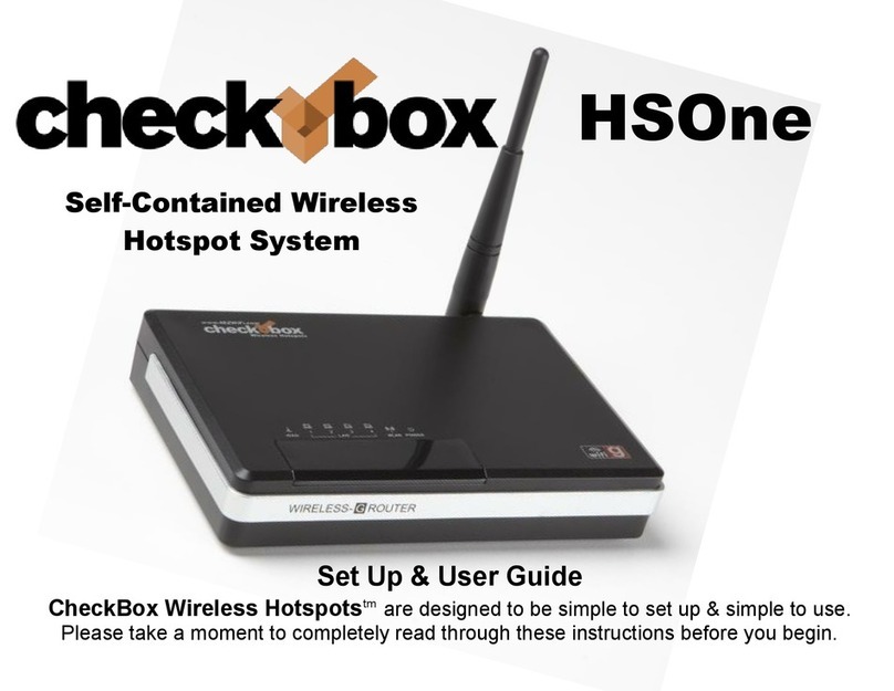 CheckBox HSOne User manual