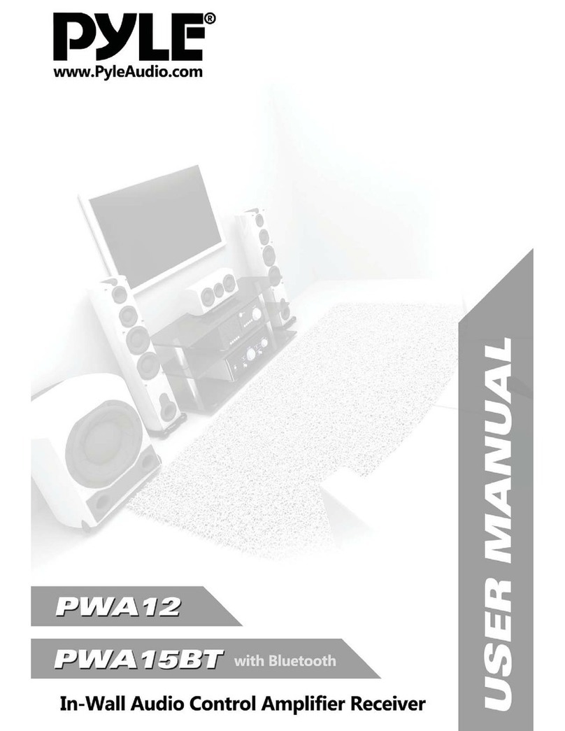 Pyle PWA12 User manual