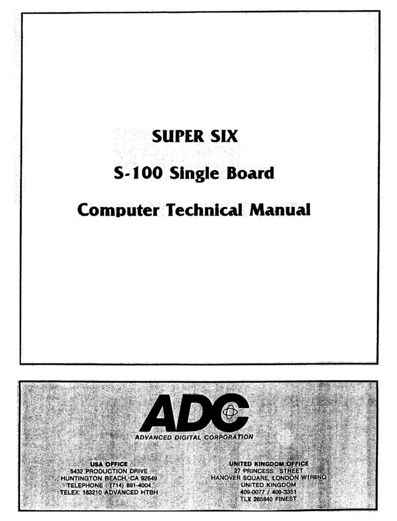 ADC SUPER SIX S-100 User manual