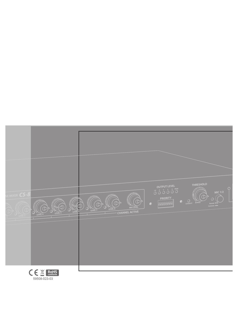 JTS CS-8 user manual