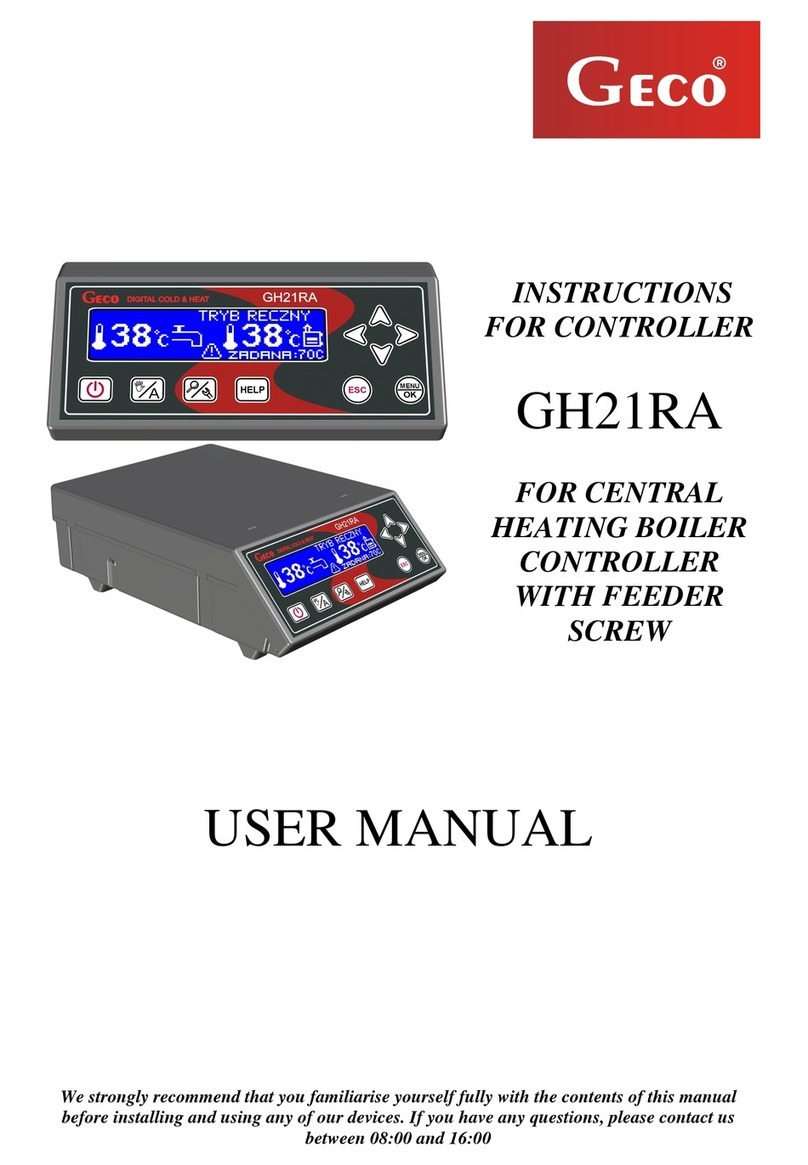 Geco GH21RA User instructions Geco GH21RA User instructions