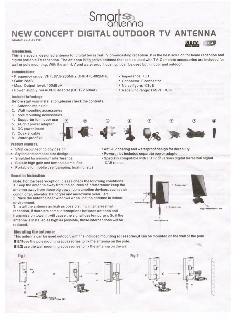 Smart Antenna 22-1-T711D user manual