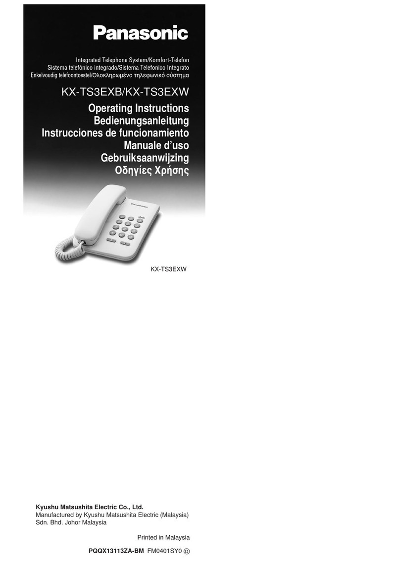 Panasonic KX-TS3EXB User manual