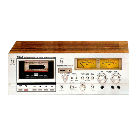 Akai GXC-750D User manual