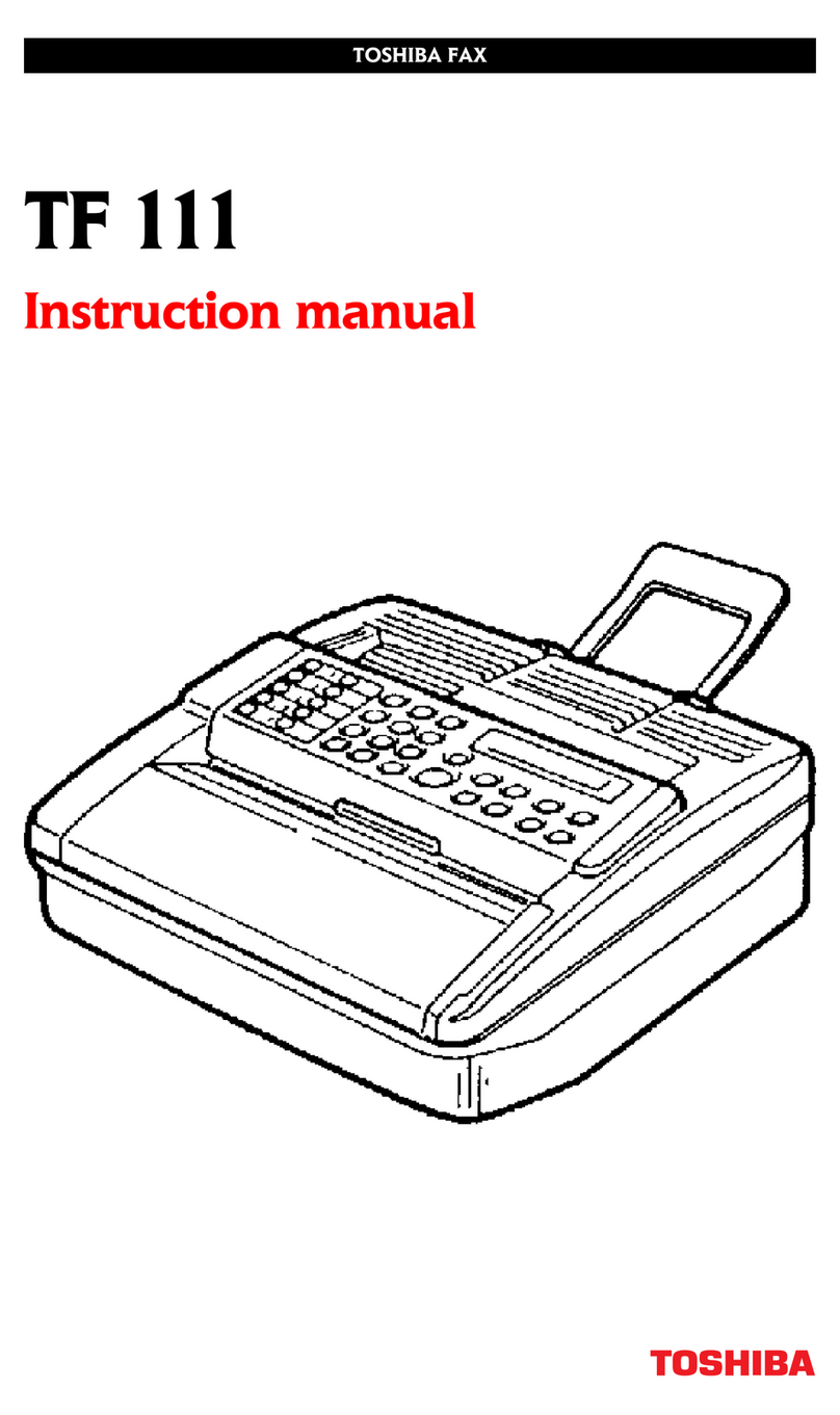 Toshiba TF 111 User manual