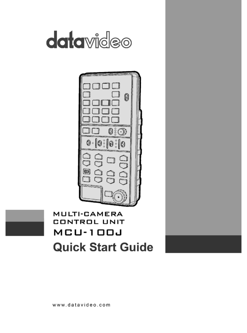 Data Video MCU-100J quick start guide