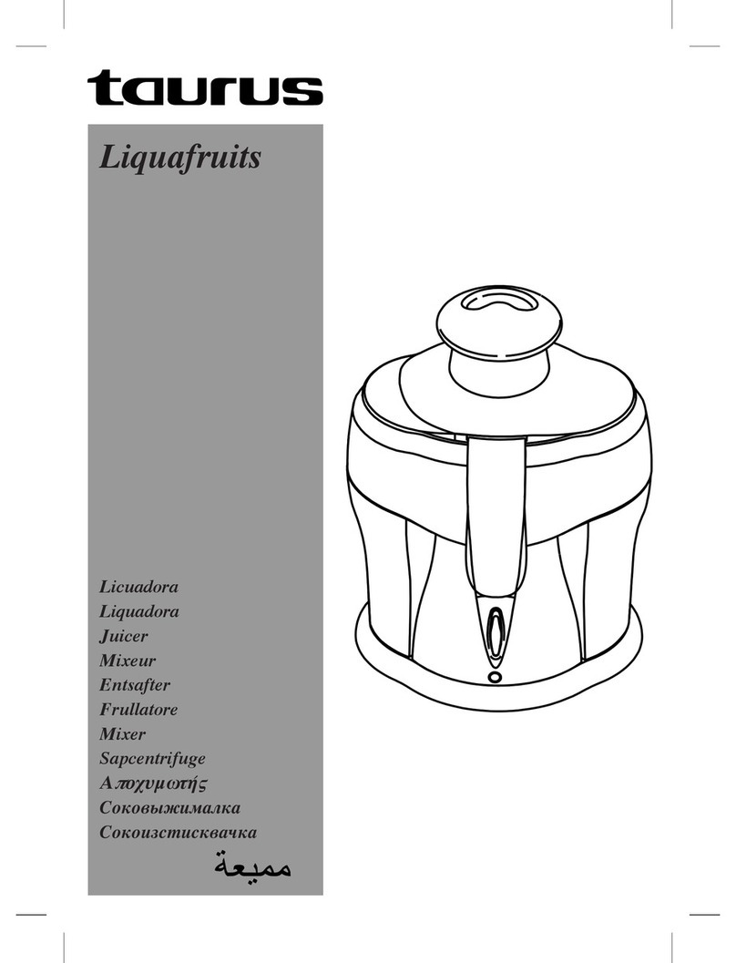 Taurus Liquafruits User manual Taurus Liquafruits User manual