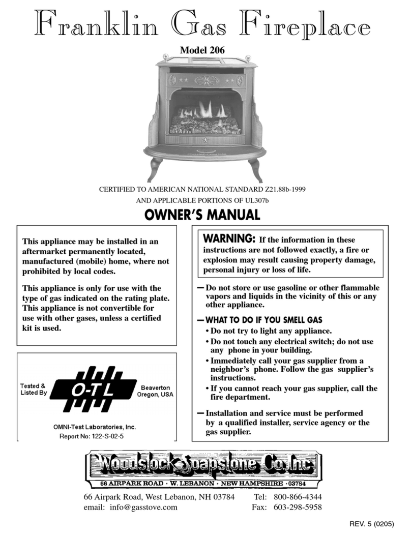 Franklin Model 206 owner's manual