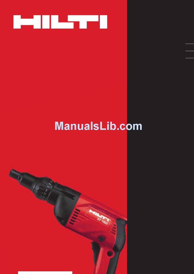 Hilti ST 1800 User manual