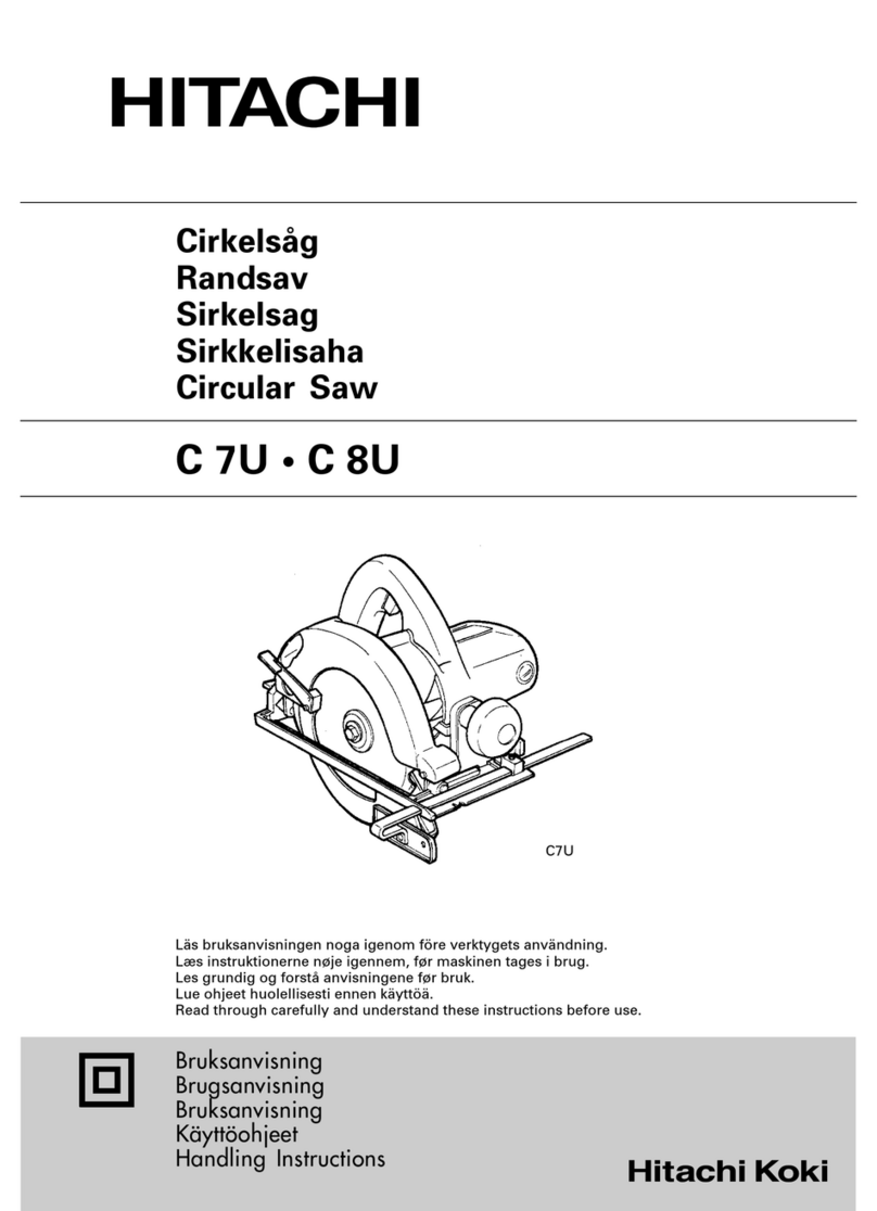 Hitachi Koki C 7U user manual Hitachi Koki C 7U user manual