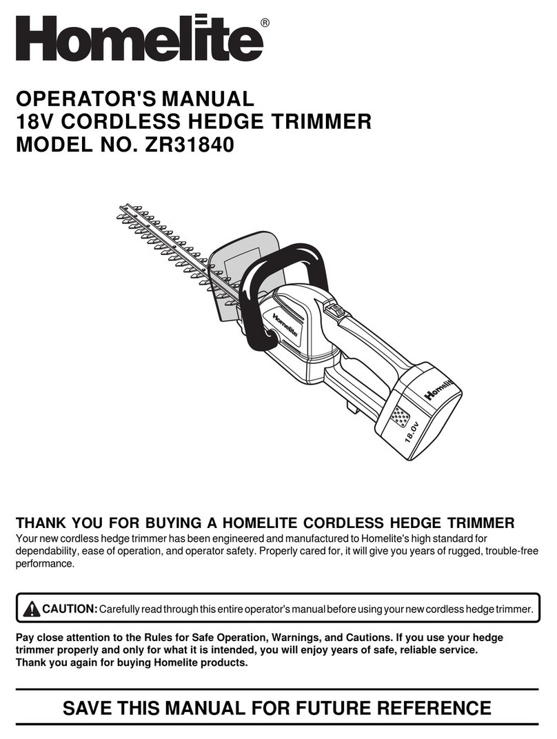 Homelite ZR31840 Operator's manual