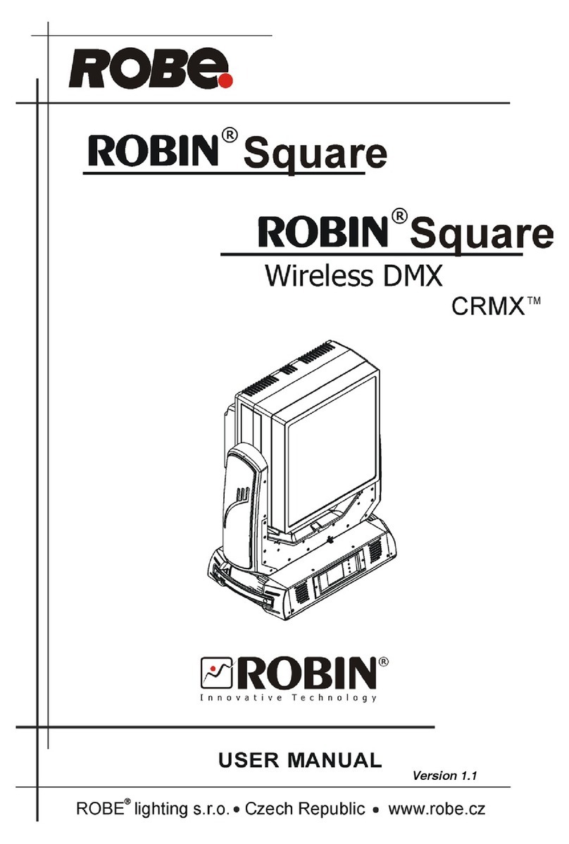 Robe Robin square User manual