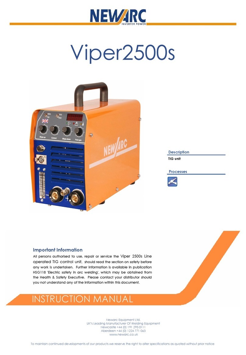NewArc Viper 2500s instruction manual