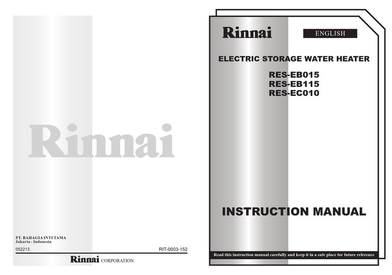 Rinnai RES-EB015 User manual