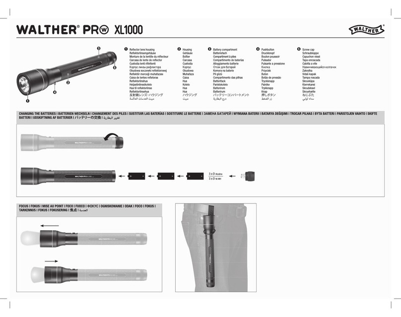Walter xl1000 Operation manual