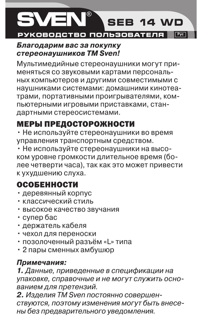 Sven SEB 14 WD user manual