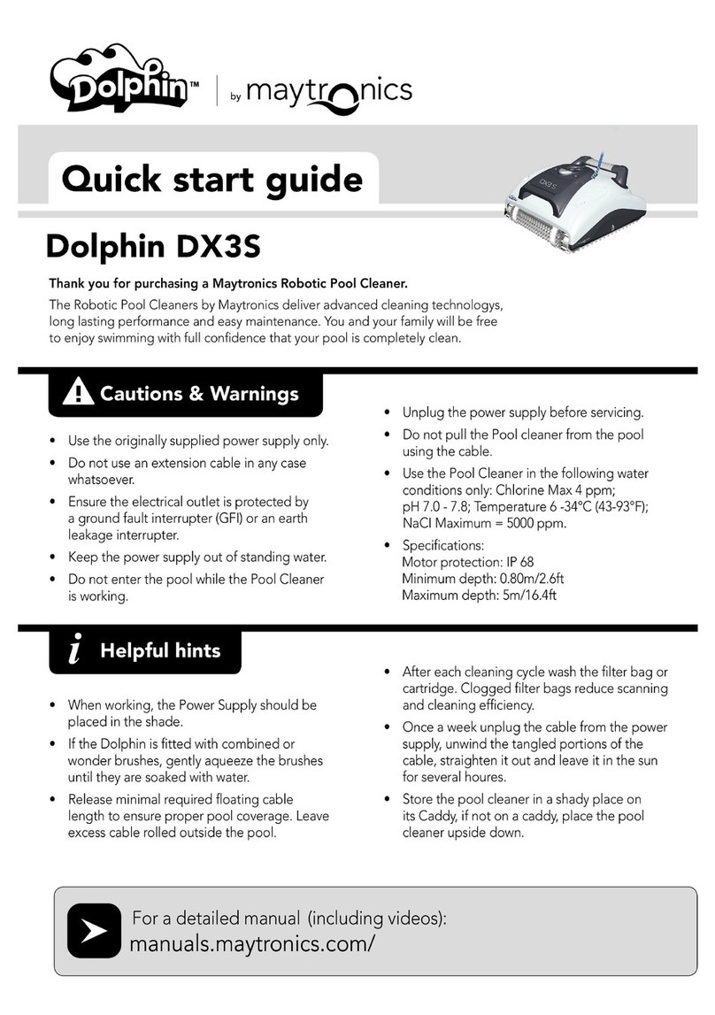 Maytronics Dolphin DX35 User manual Maytronics Dolphin DX35 User manual