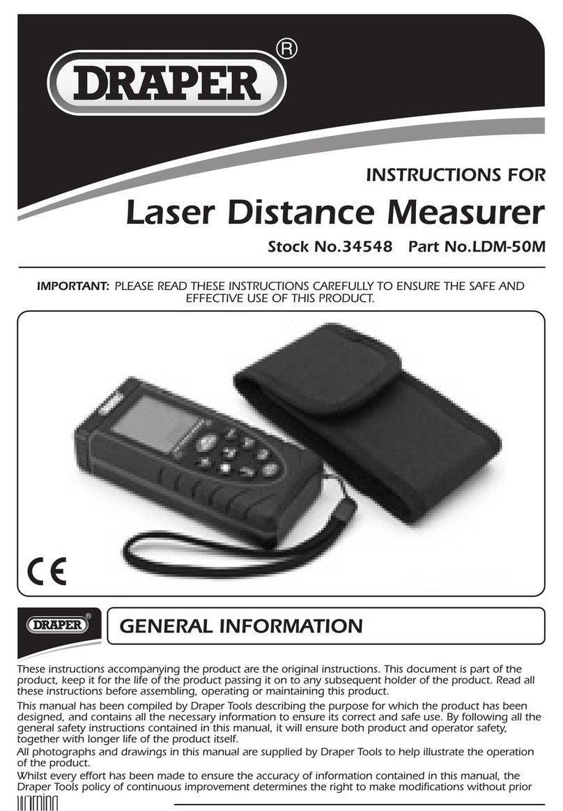 Draper LDM-50M instruction manual