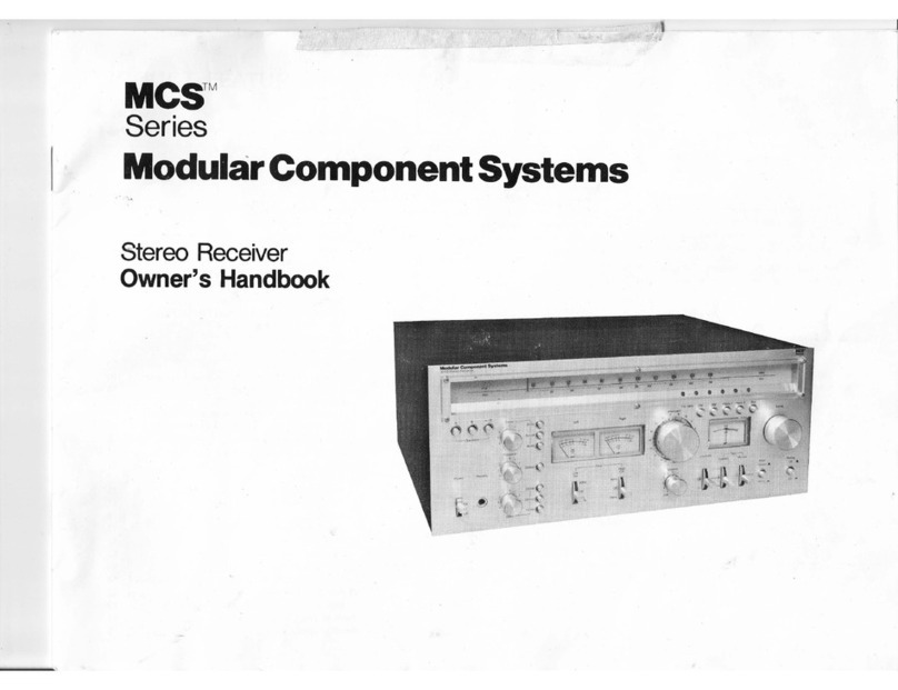 MCS 3253 Owner's handbook