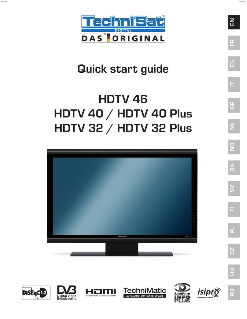 TechniSat HDTV 46 quick start guide