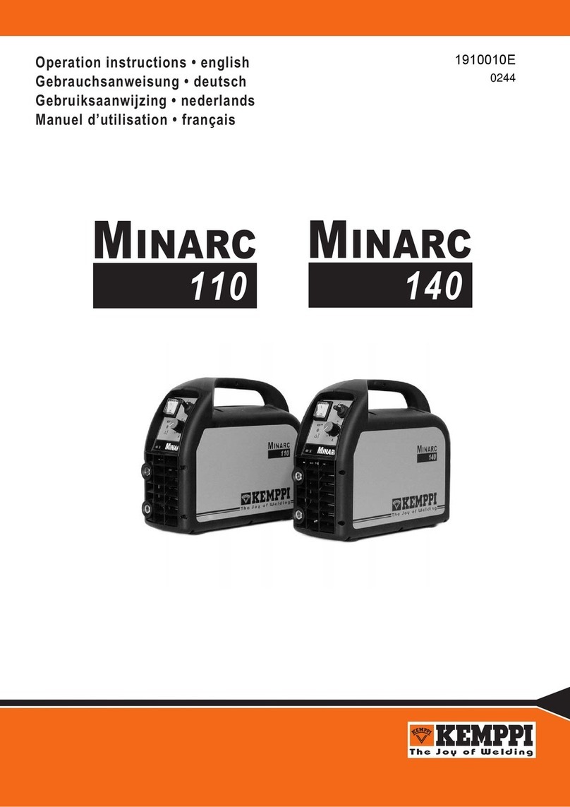 Kemppi Minarc 110 User manual