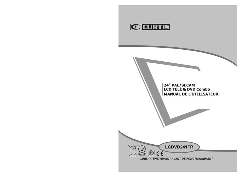 Curtis LCDVD241FR User manual