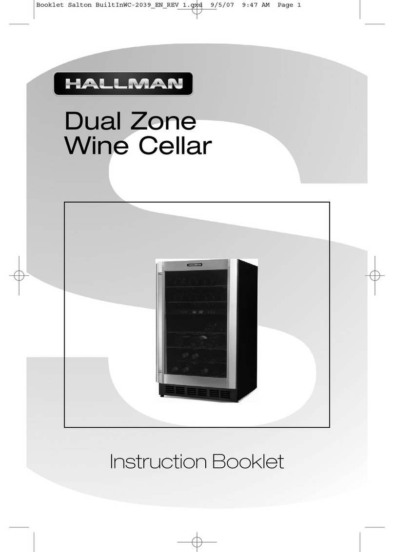 Hallman WBS-155TDI-SS Instruction booklet
