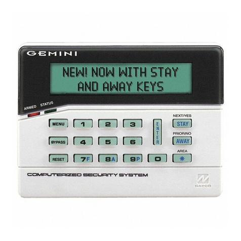 NAPCO Gemini GEM-P816 Installation manual