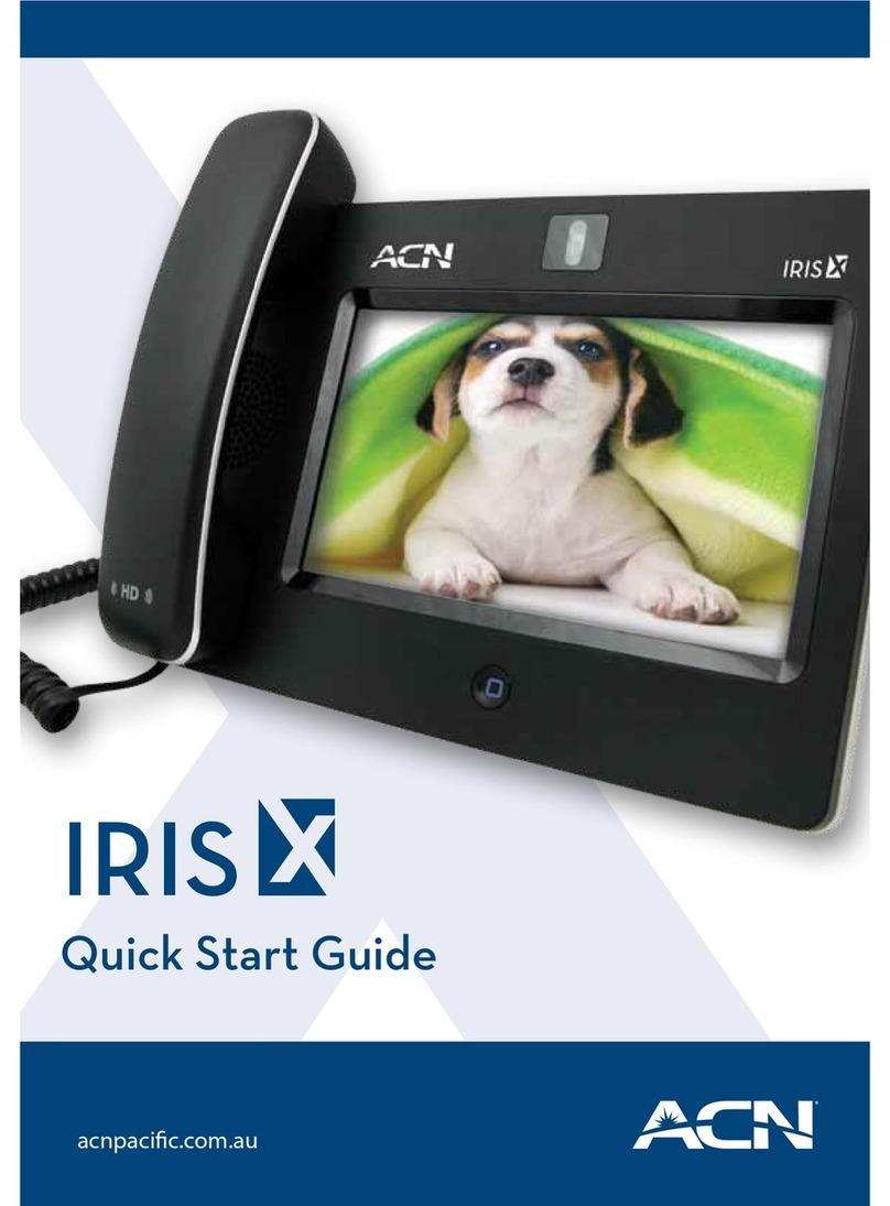 ACN IRIS X User manual