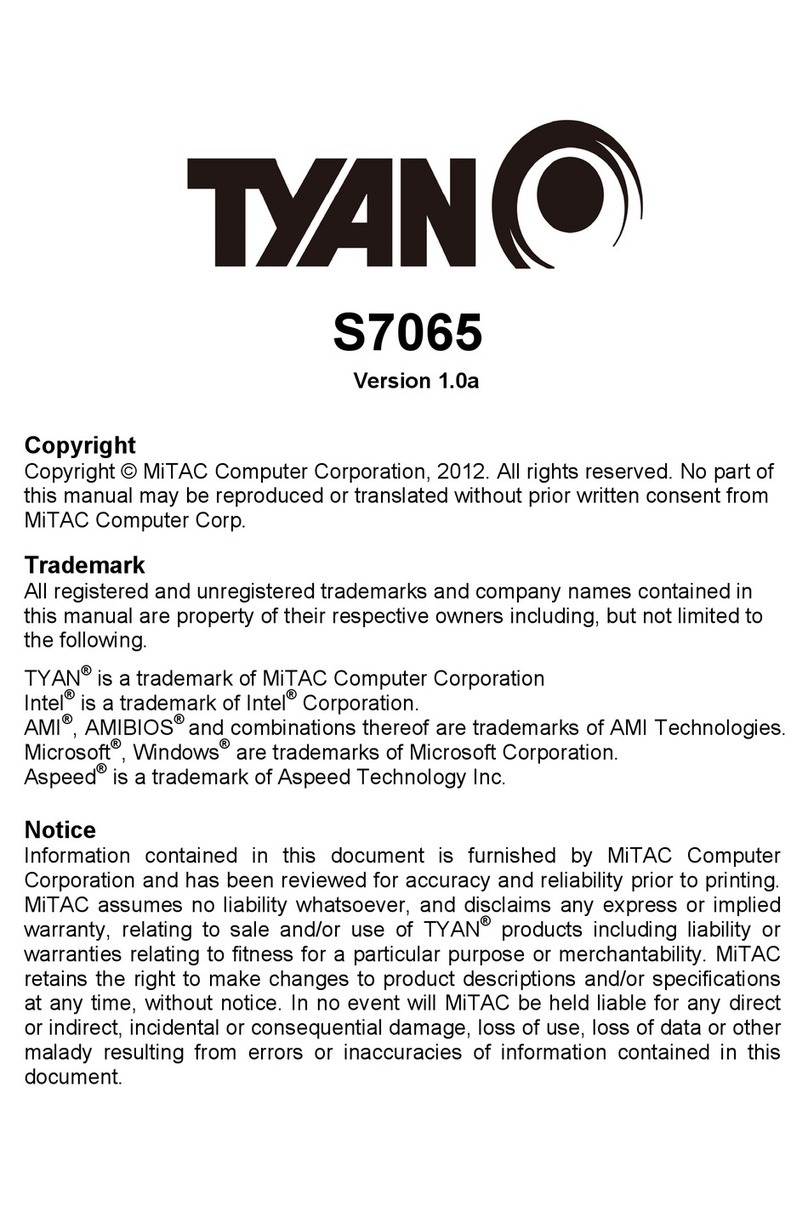 TYAN S7065 user guide
