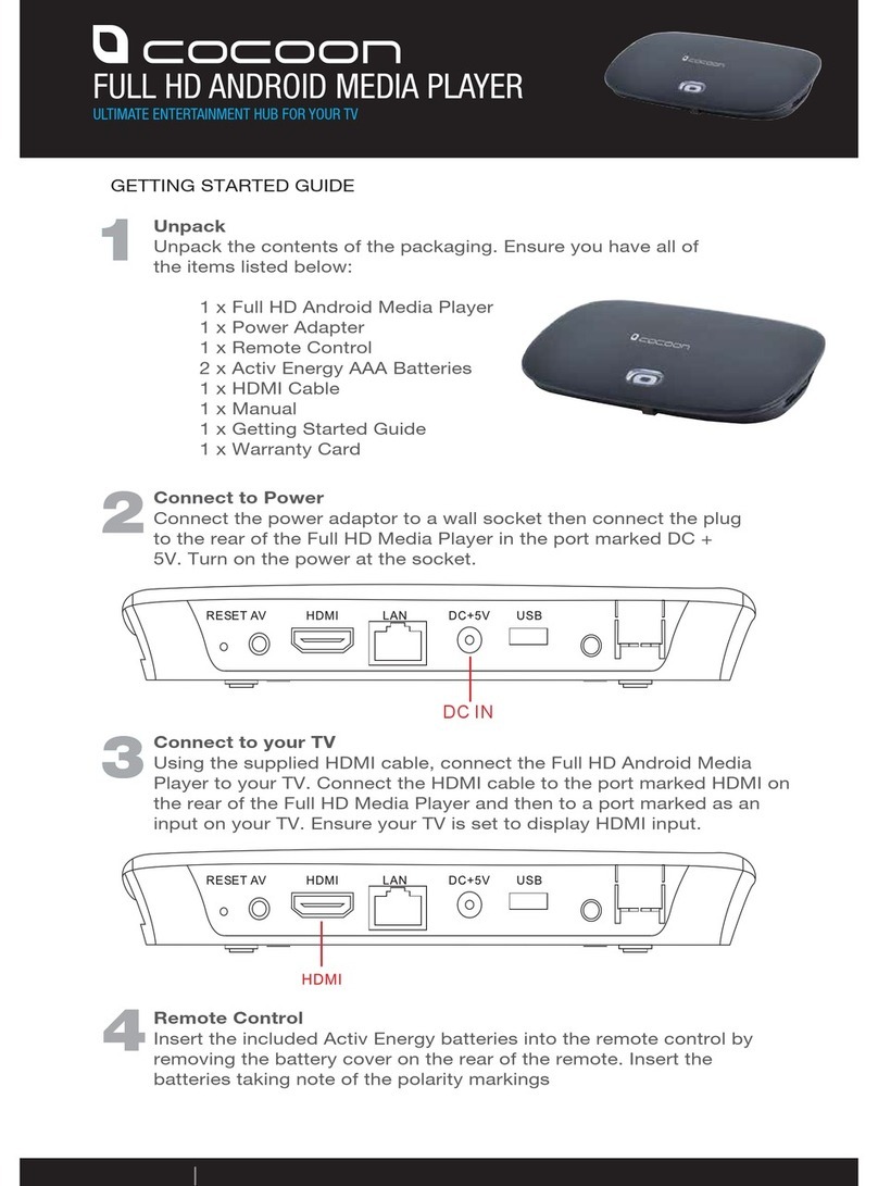 Cocoon HE414079 User manual