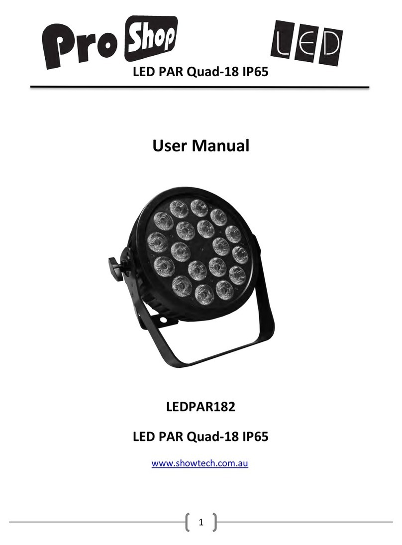 Show Technology LEDPAR182 user manual