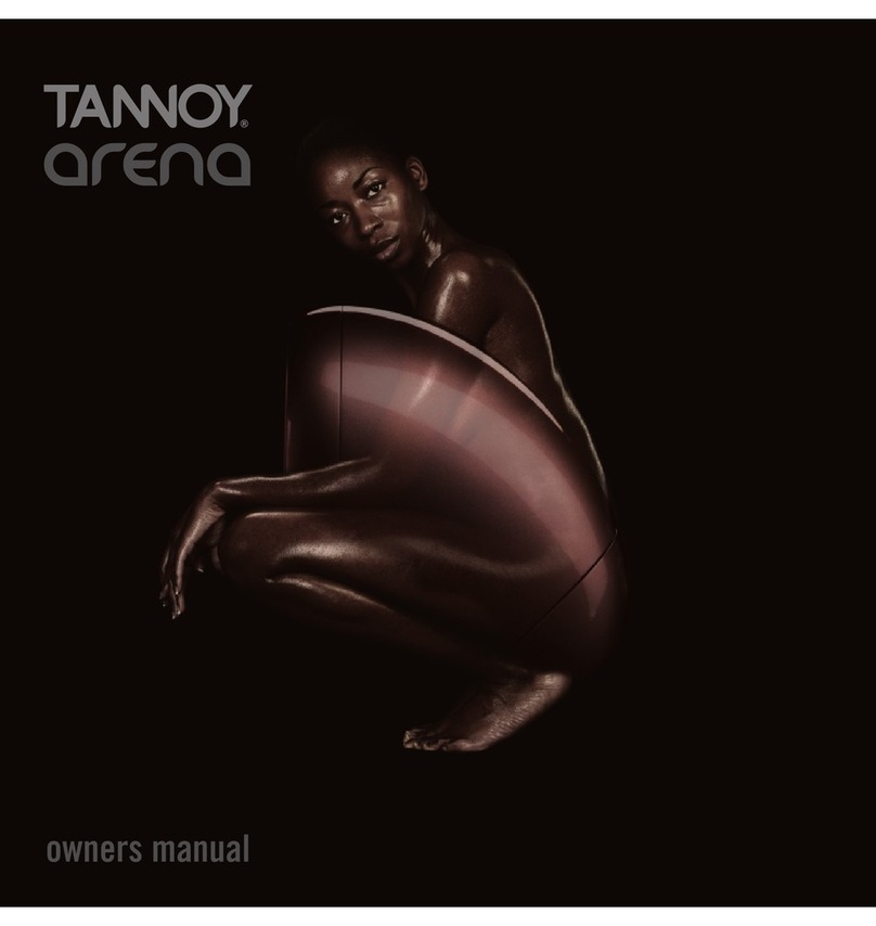 Tannoy arena owner's manual