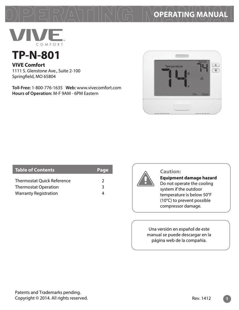 Vive TP-N-801 operating manual