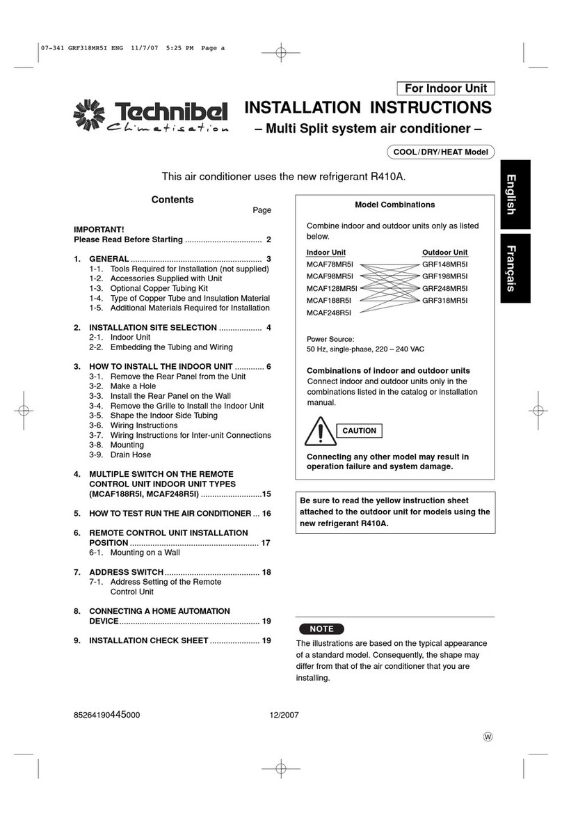 Technibel MCAF78MR5I User manual