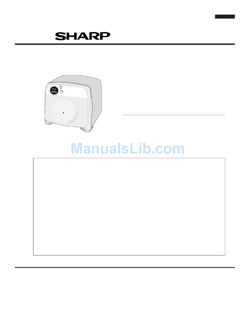 Sharp R-120DB User manual
