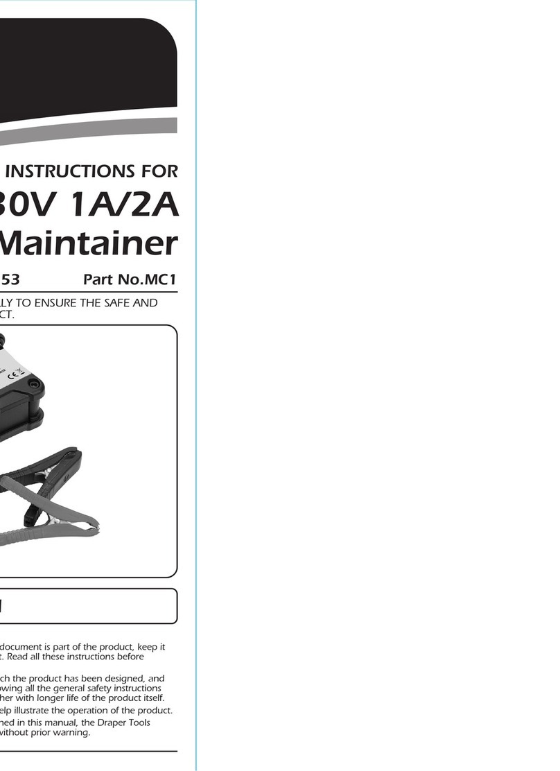Draper MC1 User manual Draper MC1 User manual