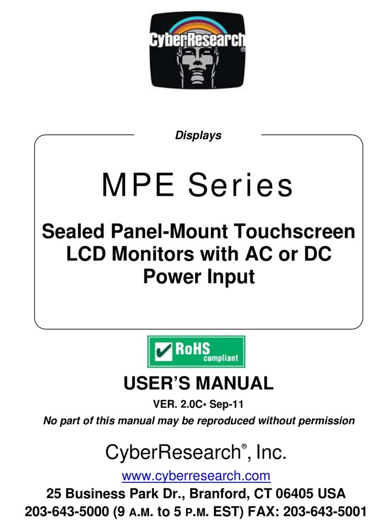 CyberResearch MPE 06 user manual