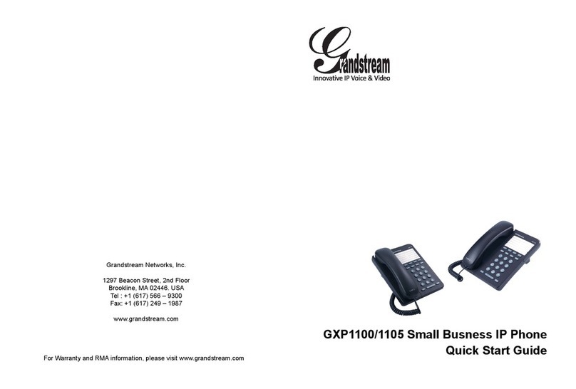 Grandstream Networks GXP-1100 User manual