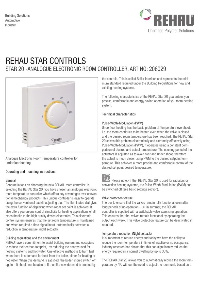 Rehau STAR 20 User manual
