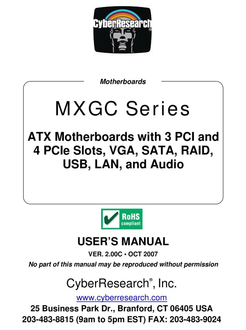 CyberResearch MXGC Series User manual