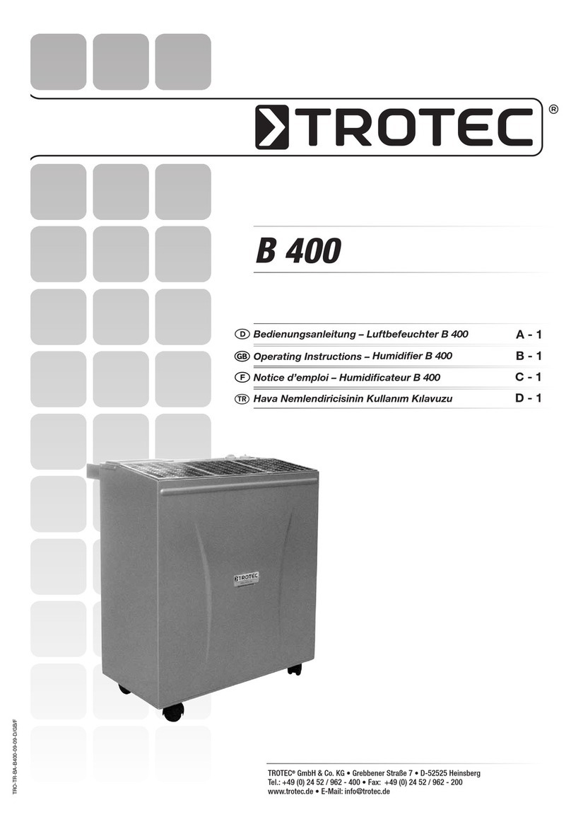 Trotec B 400 User manual